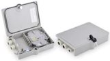Assmann/Digitus FTTH OUTDOOR DISTRIBUTION BOX Distribution Box für Außen, für 6x SC/DX Adapter, IP65 (DN-968913)