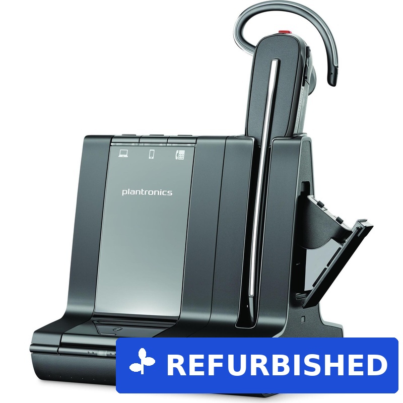 HP Poly Savi 8245-M Kopfhörer Kabellos Ohrbügel - im Ohr Büro/Callcenter Bluetooth Schwarz (8D3F4AA#ABB) (geöffnet)