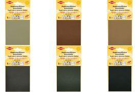 KLEIBER Kunstleder-Flicken, selbstklebend, schwarz Maße: 100 x 160 mm, zum Reparieren oder Verzieren von Gegen - 1 Stück (44090)