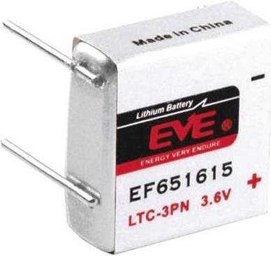 Spezial-Batterie LTC-3PN U-Loetpins Lithium EVE EF651615 3.6 V 400 mAh 1 St. (232541)