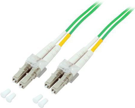 Microconnect FIB551010 Glasfaserkabel 10 m OM5 LC/UPC Grün (FIB551010)