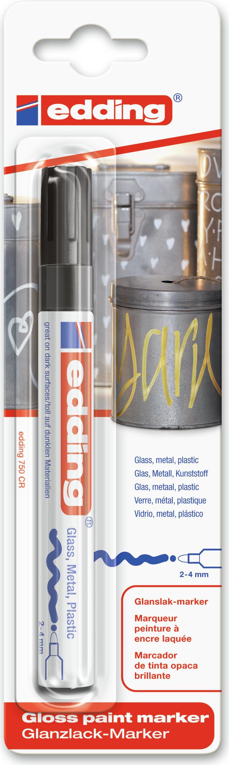 Edding 750 Schwarz Mehrfarbig (4-750-1-3001)