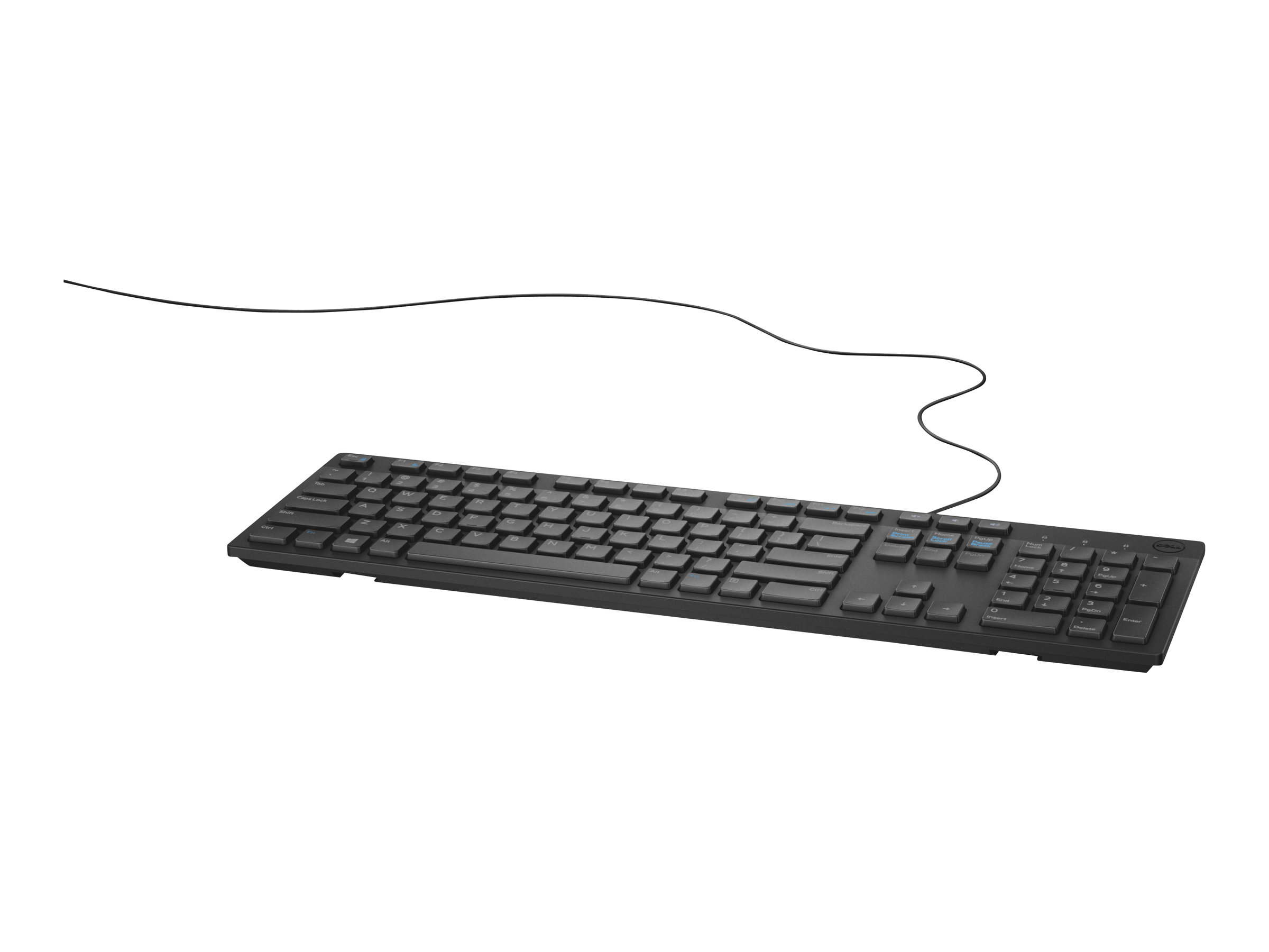DELL KB216 Kabelgebundene Tastatur USB QWERTY US International Schwarz