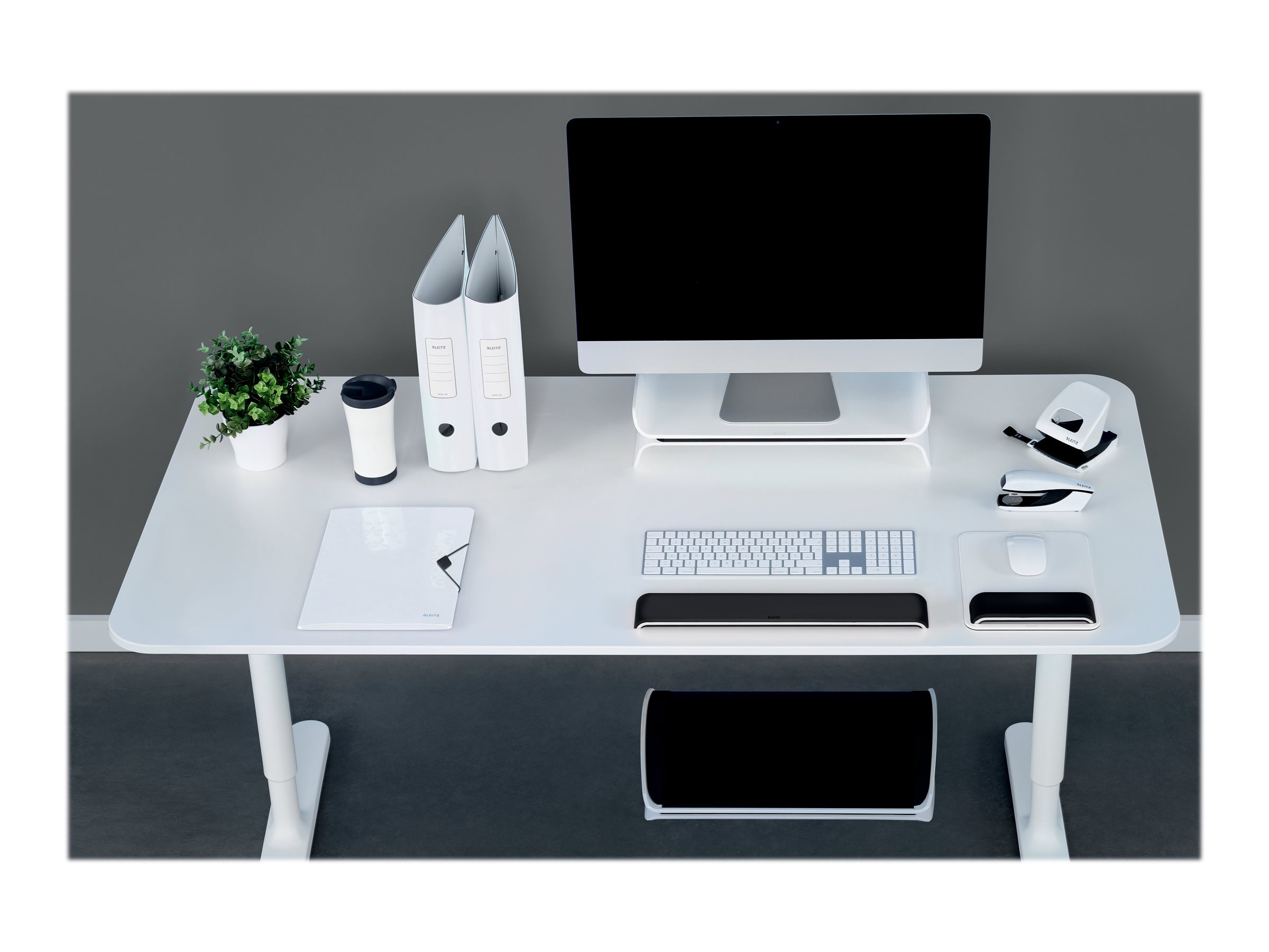 Leitz Ergo WOW Tastatur-Handgelenkauflage Schwarz, Weiß