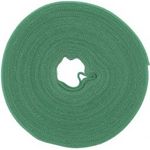 InLine® Kabelbinder, Klettverschluß Band, 10 Meter, 16mm, grün (599434C)