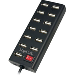 LogiLink USB 2.0 Hub 13-Port with On/Off Switch (UA0126)