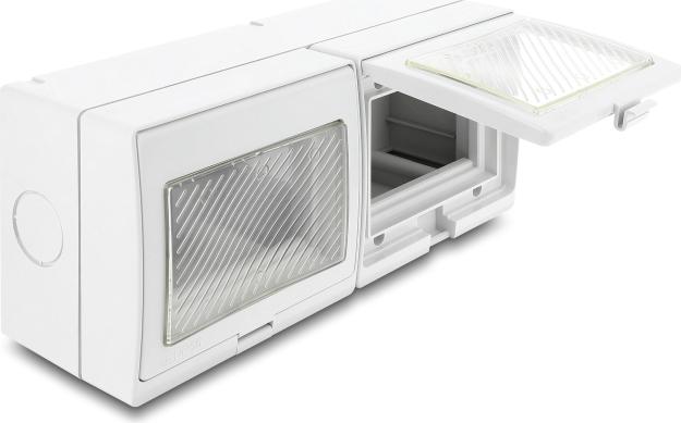 Delock Easy 45 Aufputzgehäuse IP55 wasserfest 6 Port (81625)