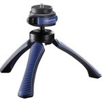 Walimex Mantona kaleido Gaia leichtes Mini Tisch und Handstativ (geeignet für Spiegelreflex, Digitalkameras und Camcorder) ocean blue, 21405 (1021405)