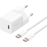 Baseus P10110902213-01 USB-C GaN5 mini 30W Netzladegerät Weiß (P10110902213-00)