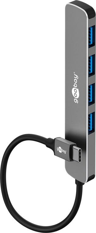 Goobay 79157 USB-C 3.2 Hub 4 Port 5 Gbit/s 4x USB-A 3.2 (79157)