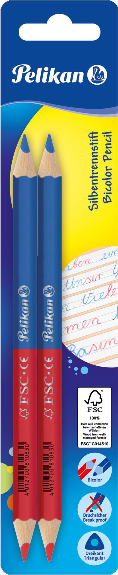 Pelikan 811118 Buntstift 2 Stück(e) Blau - Rot (811118)