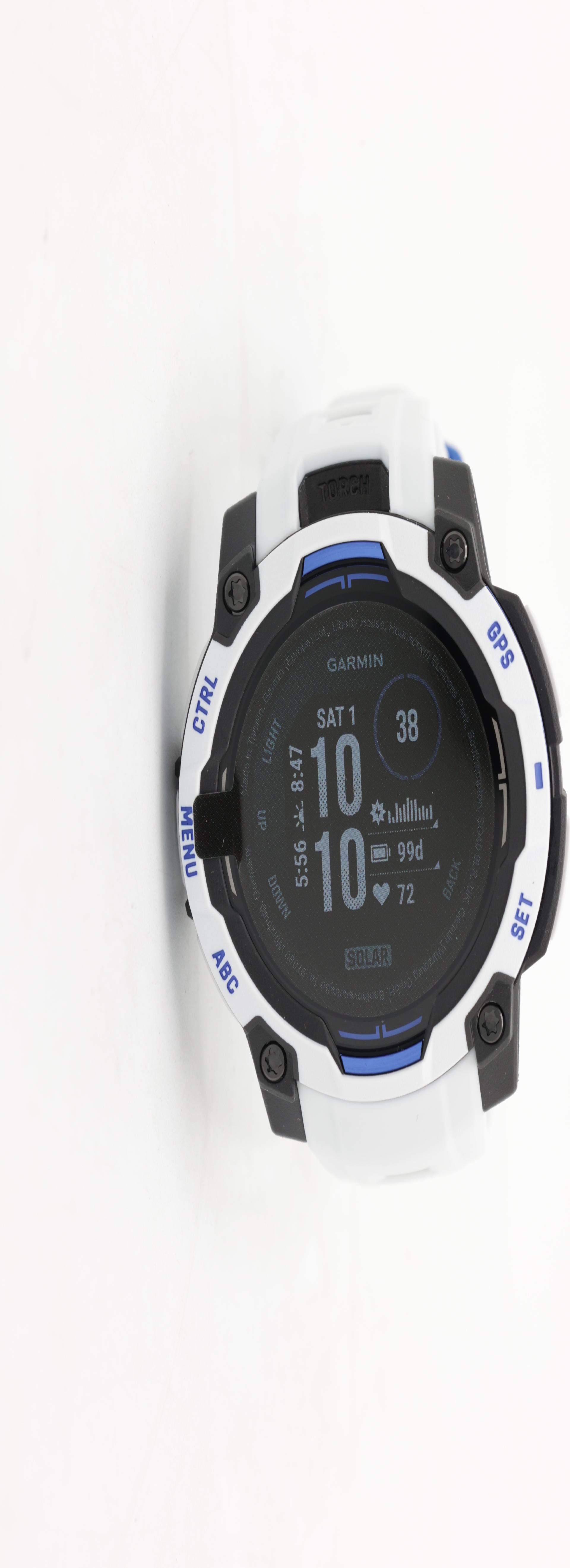 Garmin Instinct 3 Solar 0.9" 28 Tage Akkulaufzeit Schwarz/Steinweiß