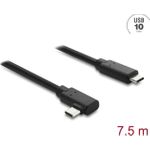 Delock Aktives Optisches Kabel USB 10 Gbps USB Type-C™ Stecker zu Stecker gewinkelt 7,5 m (87241)
