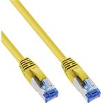 InLine 15er B-Pack Patchkabel S/FTP PiMf Cat.6A halogenfrei gelb 7 (B-76807Y)