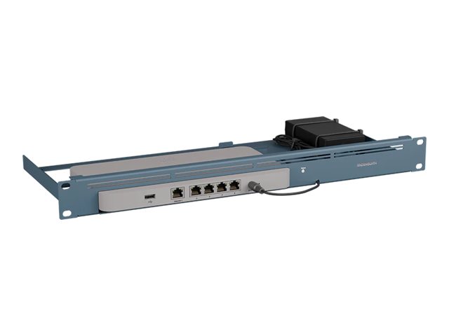 Rackmount.IT RM-CI-T23 Rack-Montagesatz 19" 1U für Cisco Meraki MX67/MX67C/MX67W Blau