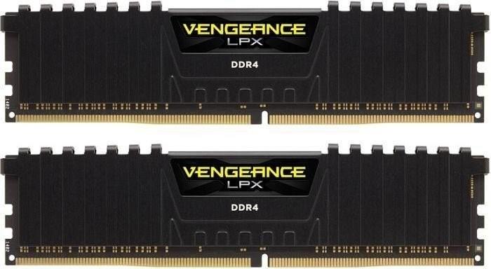 Corsair Vengeance LPX 16 GB RAM DDR4 2400 MHz CL14 DIMM Kit Schwarz