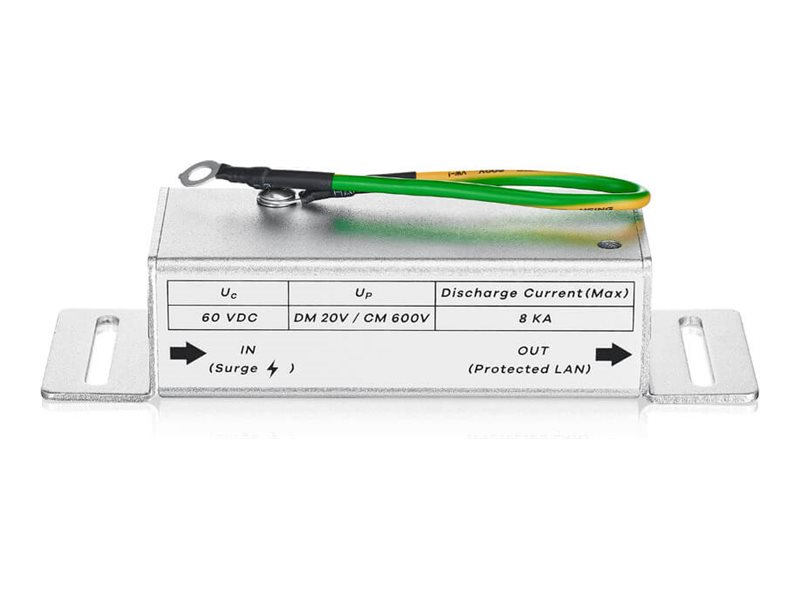 Zyxel SURGEPRO-GE 1G Ethernet PoE++ Überspannungsschutz Silber