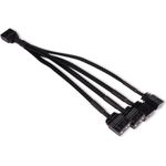 Alphacool Y-Splitter aRGB 3-Pin auf 4x 3-Pin 15cm - schwarz (18710)