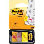 Post-It 680-31 Tab-Register Leerer Registerindex Polypropylen (PP) Gelb (680-31)