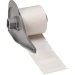 Brady, M7-104-427, Vinyl, selbstlaminierend, Weiß/Transparent, matt, 38.10 x 9.53(25.40) mm, für Kabeldurchmesser von 2.70 - 5.10 mm, permanent (250 E.) (174533)