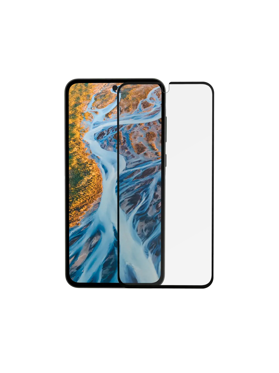 dbramante1928 Eco-shield Displayschutzfolie für Samsung Galaxy A15 Gehärtetes Glas (9H) Schwarz