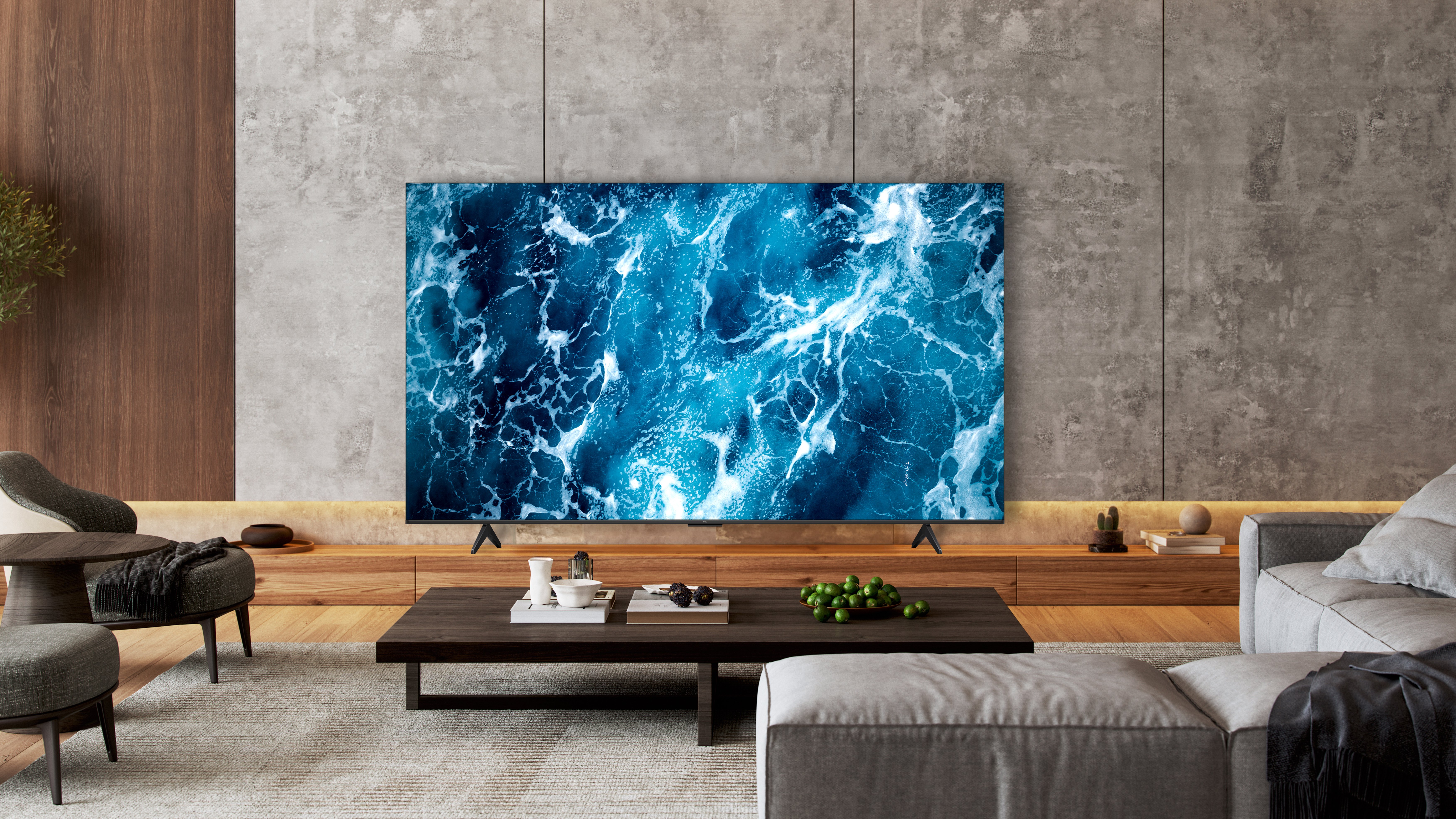 TCL 85T69C Fernseher 85" 4K Ultra HD Google TV QLED Schwarz