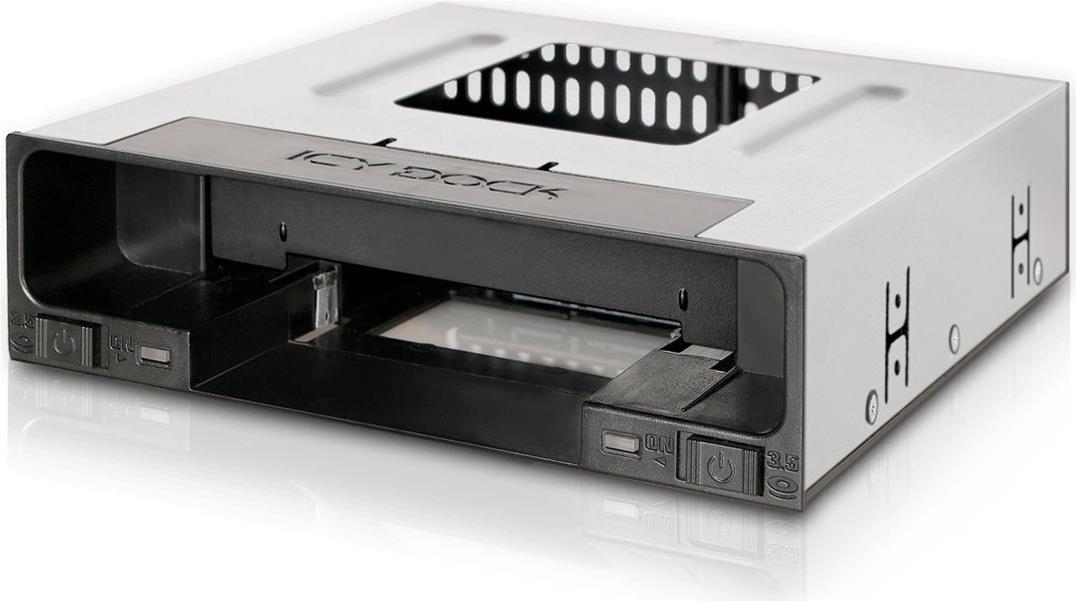 ICY DOCK flexiDOCK MB795SP-B 2.5" 3.5" SATA Gehäuse Schwarz