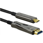 ROLINE 14.01.3474 Videokabel-Adapter 30 m HDMI Typ A (Standard) USB Typ-C Schwarz (14.01.3474)