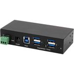 EXSYS EX-11244HMS Schnittstellen-Hub USB 3.2 Gen 1 (3.1 Gen 1) Type-B 5000 Mbit/s Schwarz (EX-11244HMS)