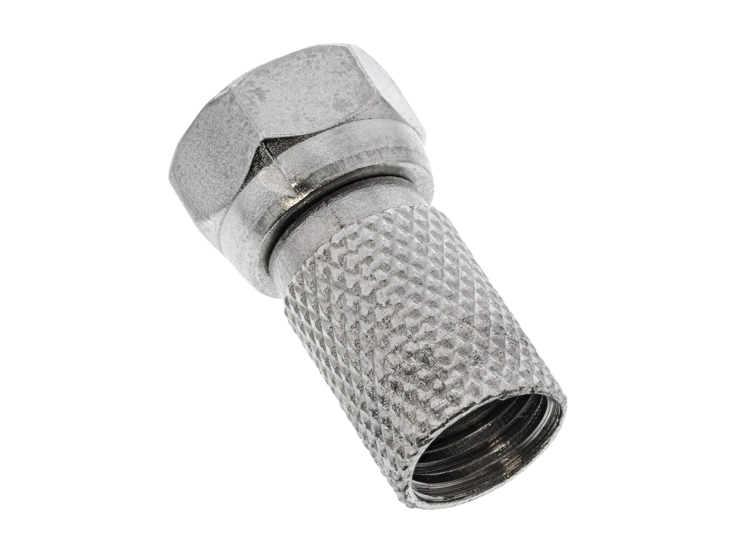 InLine F-Stecker für Koaxialkabel 7,0 mm Edelstahl