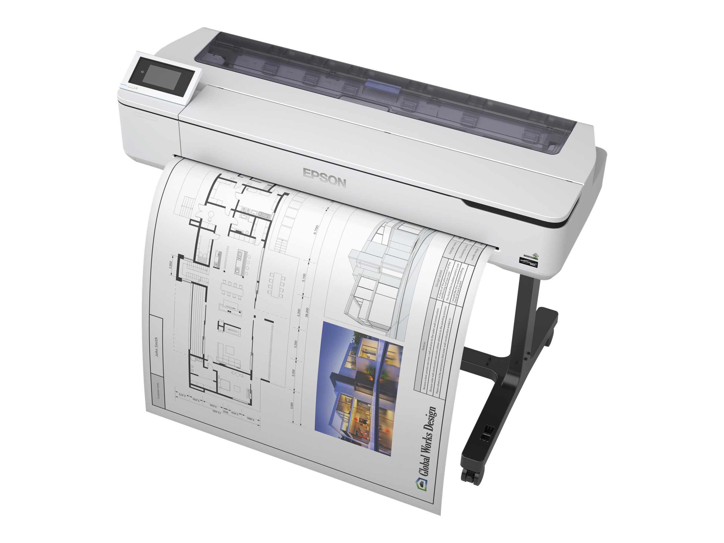 Epson SureColor SC-T5100 Großformatdrucker 36" Tintenstrahl 2400 x 1200 dpi WLAN/LAN/USB Schwarz/Weiß