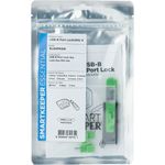 Smartkeeper BL04PKGY Schnittstellenblockierung + Schlüssel USB Typ-B Grün Kunststoff 1 Stück(e) (BL04PKGN)