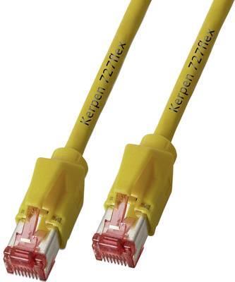 Hersteller: EFB Elektronik RJ45 Patchkabel S/FTP, Cat.6A, TM21, Leoni-Kerpen F6-90 S/F, 5,0m, gelb Das in Europa gefertigte Cat.6A RJ45 Patchkabel gewährleistet sehr gute Eigenschaften für 10 Gigabit Ethernet Anwendungen. Zusammengesetzt ist das Patchkabel aus demCat.7 Rohkabel F6-90 S/F von Leoni-Kerpen und TM21 Steckern von Hirose.Querschnitt 4 x 2 x AWG27/7Montierte Knickschutztülle (K8210GE.5)