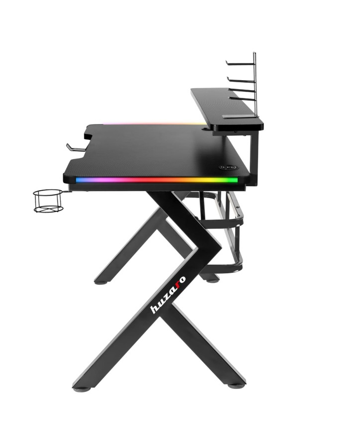Huzaro Hero 5.0 RGB Gaming-Schreibtisch 1200 mm Schwarz