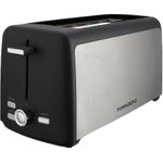 TTA-7402-GS TORNADO TOASTER 2Langscheiben 1400W 220-240V schw-silber (TTA-7402-GS)