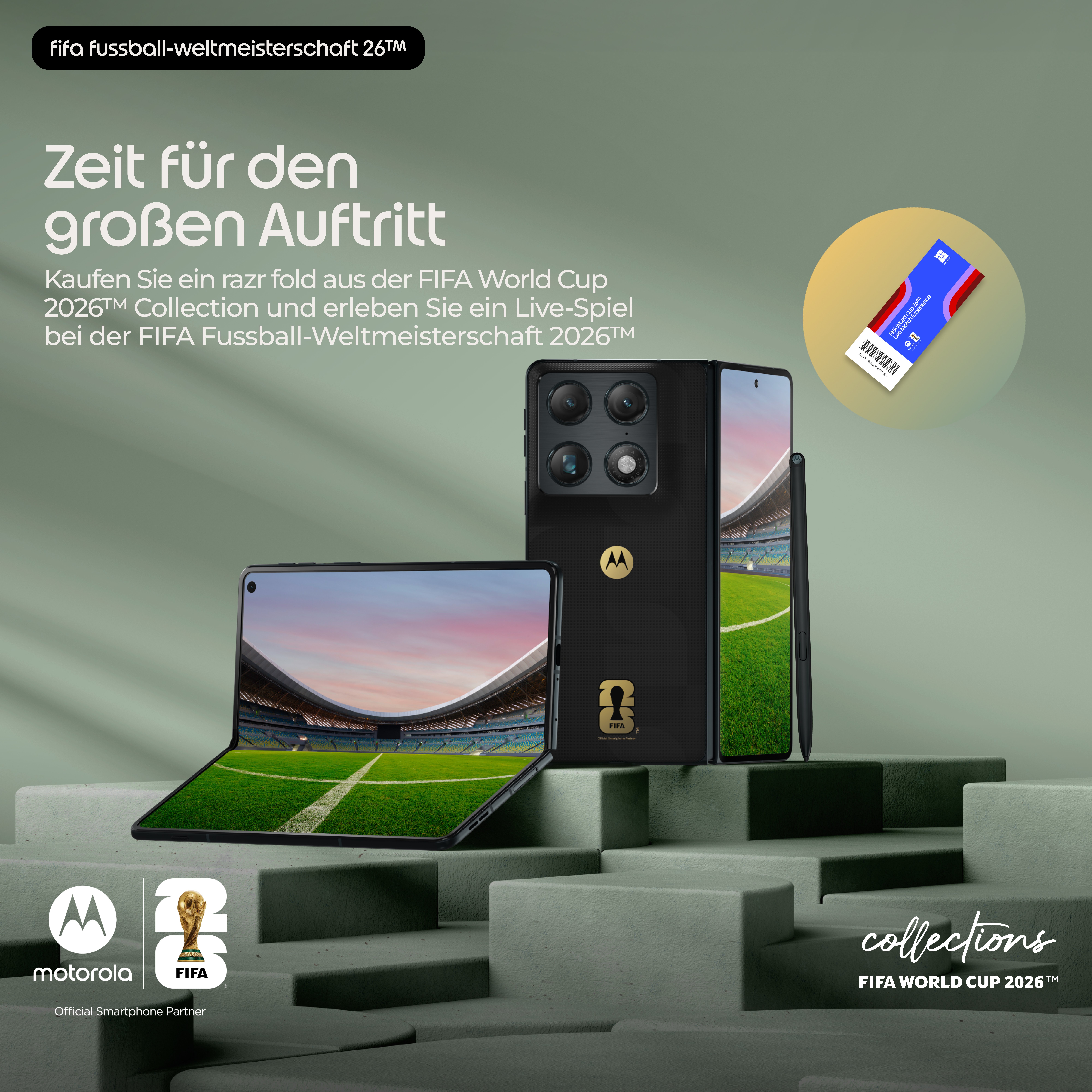 Motorola Razr Fold 5G Dual-SIM 8.09" 16 GB RAM 512 GB SSD Schwarz