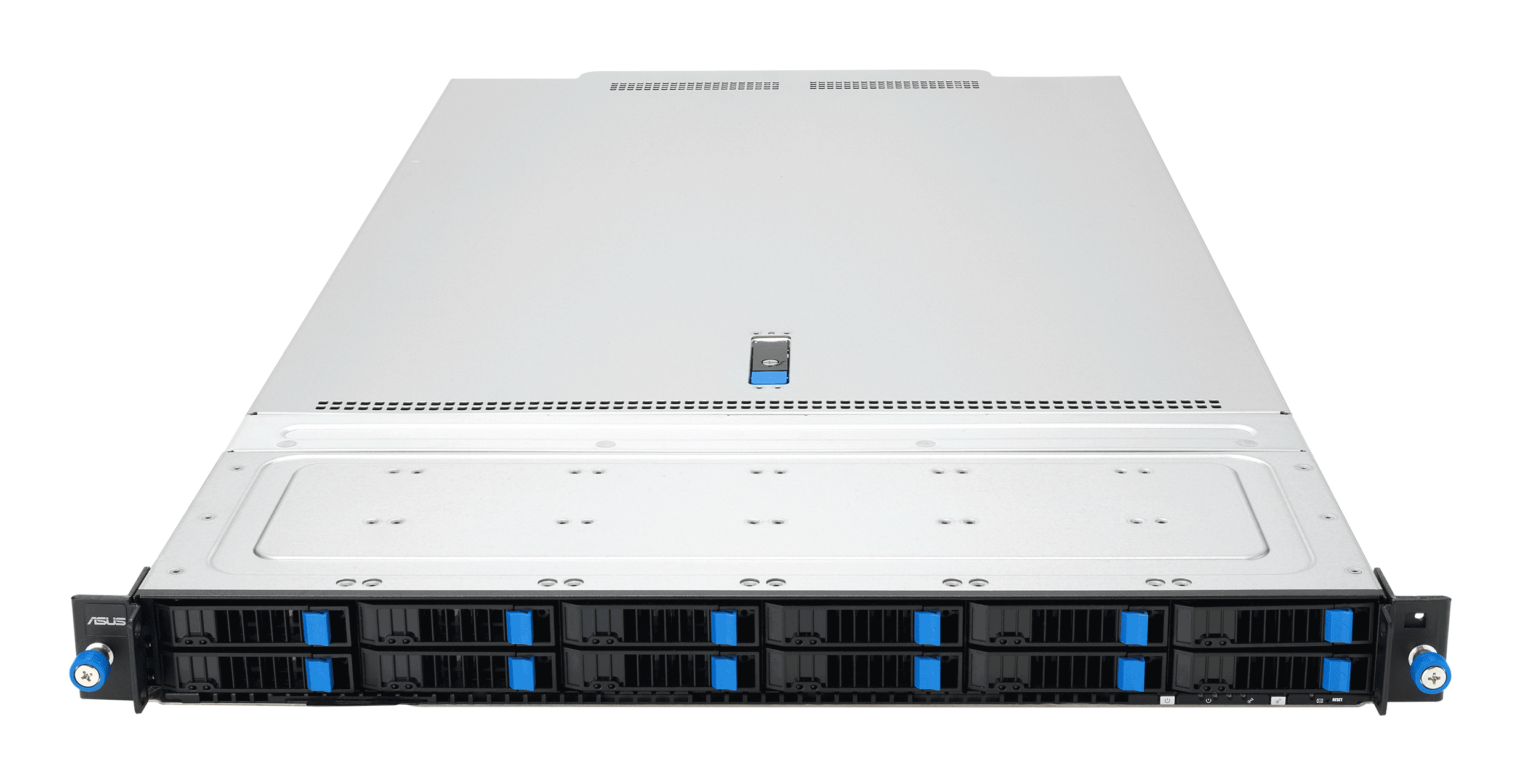ASUS Server RS700A-E13-RS12U Rack 1U 2x AMD EPYC 32 GB RAM Schwarz, Silber