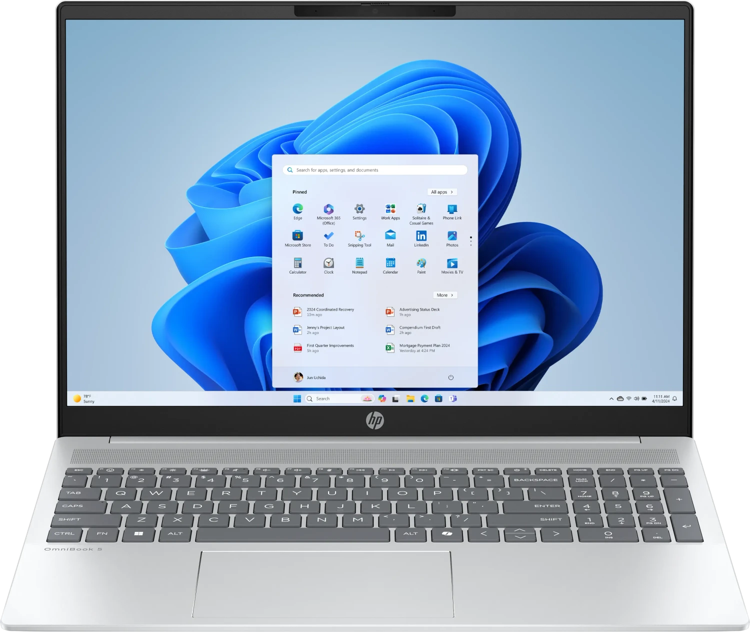 HP OmniBook 5 16-af1155ng 16" WUXGA OLED, Intel Core Ultra 5 225U, 16GB RAM, 512GB SSD, Windows 11 (BZ8A2EA#ABD)