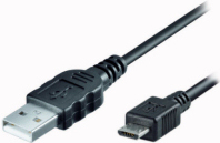 e+p TL 592. Kabellänge: 1 m, Anschluss 1: Micro-USB B, Anschluss 2: USB A, USB-Version: 2.0, Steckerverbindergeschlecht: Männlich/Männlich, Produktfarbe: Schwarz (TL 592)
