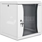 Wirewin 10\" Wandschrank, einteilig, grau RAL7035, 6HE Schränke (WCAB 10 320X300X6U)