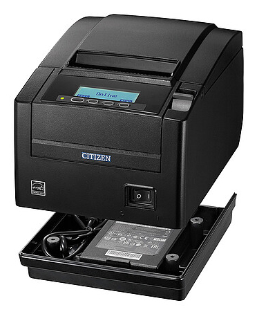 Citizen CT-S801III Bondrucker mit Cutter, Thermodirekt, 203 dpi, 500 mm/s, USB 2.0, Schwarz