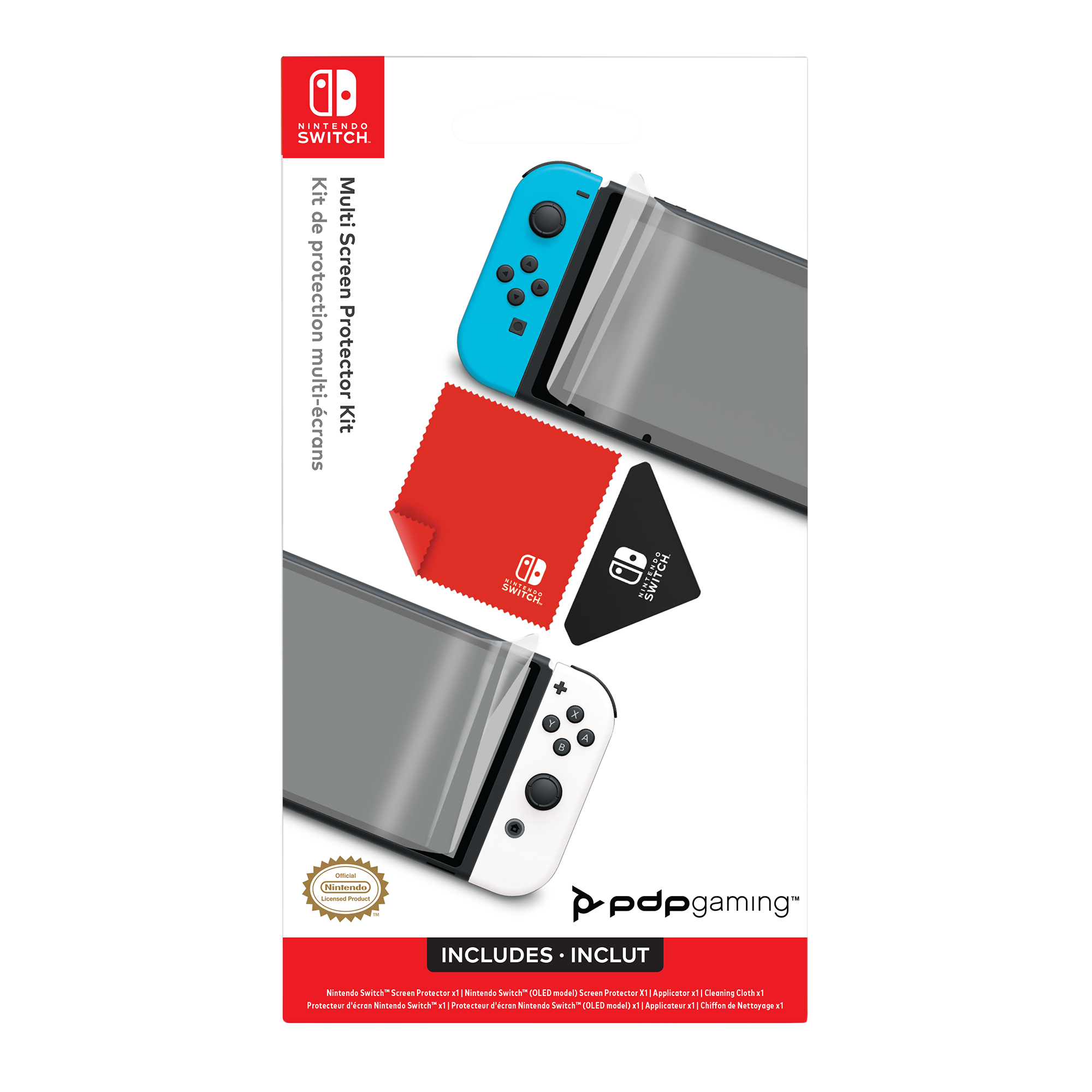 PDP MultiScreen Protector Kit Displayschutzfolie Nintendo Switch/OLED Transparent