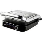 DOMO Genius Elektro Kontaktgrill Antihaftbeschichtung, mit Display Edelstahl, Schwarz (DO9249G)