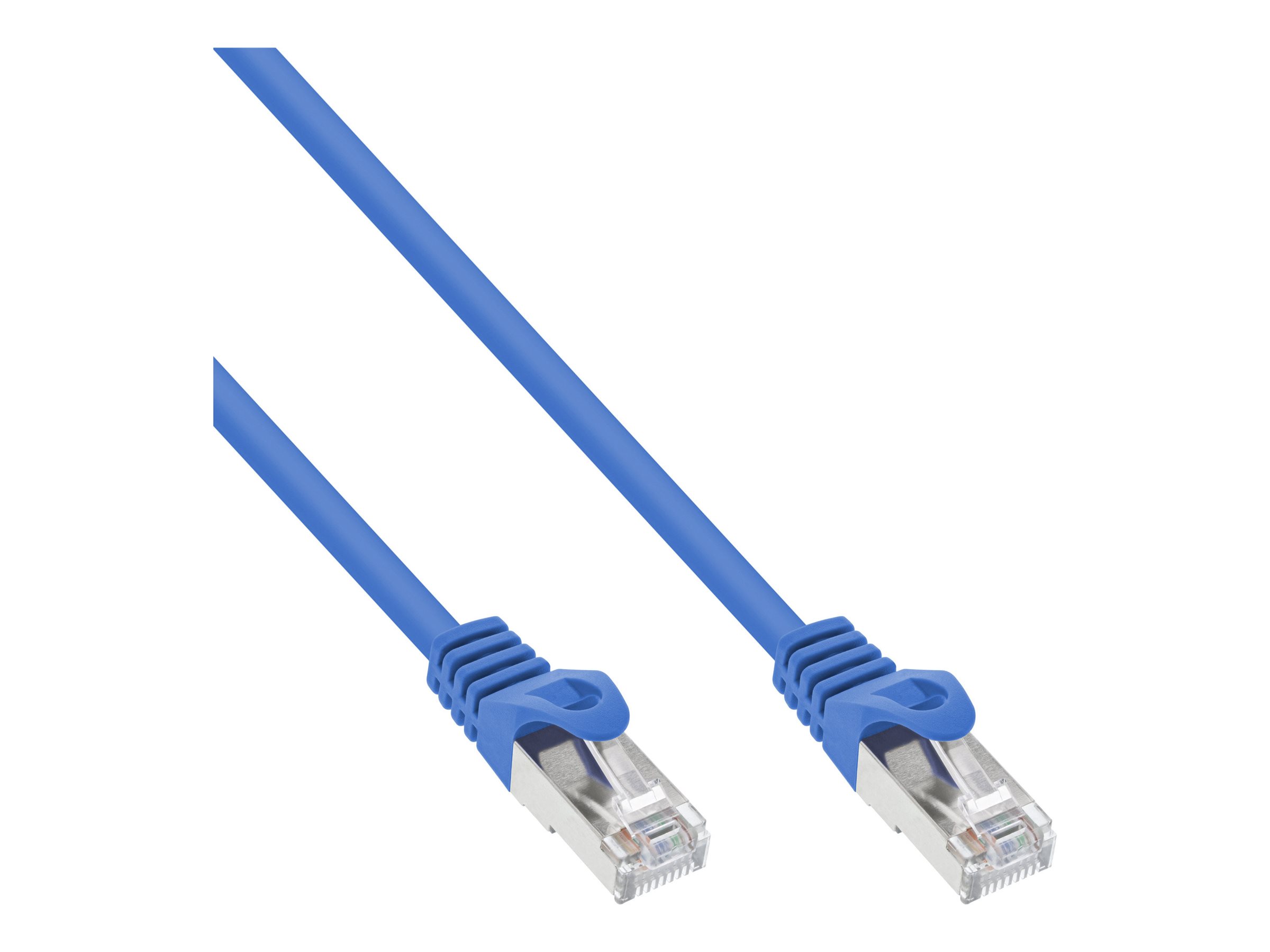 InLine Patchkabel Cat.5e S-FTP 0,25 m Blau