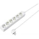SY-4890998 Steckdosenleiste ohne Schalter Weiß Schutzkontakt 1 St. (SY-4890998)