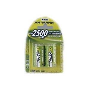 ANSMANN - Batterie 2 x C NiMH 2500 mAh (5030912)