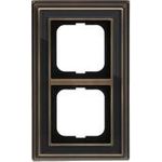 Busch Jaeger Rahmen 2-fach ms/antik anthrazit 1722-845 (1754-0-4659)