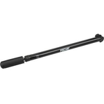 FISCHER Fahrrad-Luftpumpe, für alle Ventile aus Kunststoff, mit Federkopf zur Rahmenbefestigung, für - 1 Stück (85592)