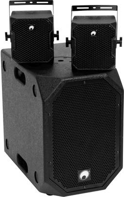 Omnitronic BOB Basic Set 2.1 Aktives PA-Lautsprecher-Set Bluetooth, Integriertes Mischpult (BOB Basic Set SW)