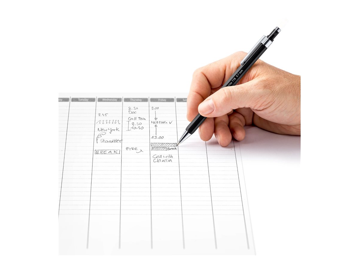 STAEDTLER graphite 778 Druckbleistift 0,7 mm B Schwarz